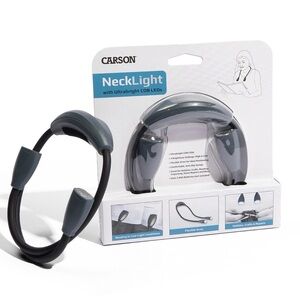 Carson Black NeckLight with Ultrabright COB LEDs